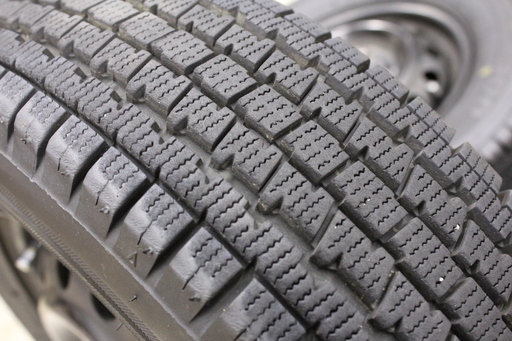ホンダ純正ホイール　ブリヂストン/BRIDGESTONE　スタットレス　145R12 LT 6PR ワンシーズのみ使用！　バモス/アク