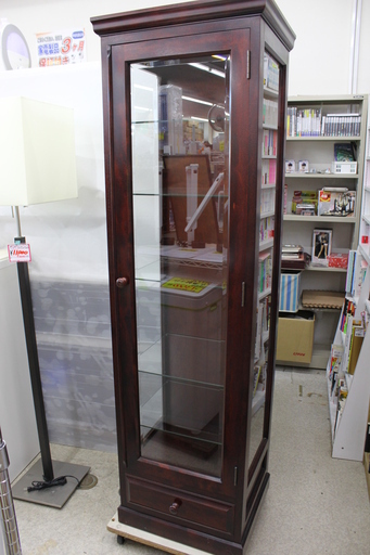 □コレクションボード　飾り棚　ガラスキャビネット