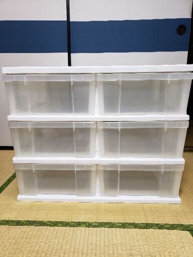 衣装ケース　収納ケース　６つの引き出し