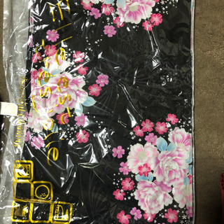 ［代引き発送可］浴衣　3点セット　帯　下駄　レディースの画像