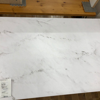 未使用品 ダイニングテーブル キッチンテーブル 大理石調【展示品★美品】の画像