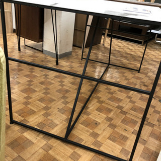 未使用品 ダイニングテーブル キッチンテーブル 大理石調【展示品★美品】の画像