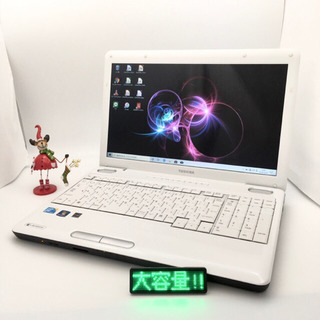 東芝　メモリ4GB 大容量HDD640GB ノートパソコン