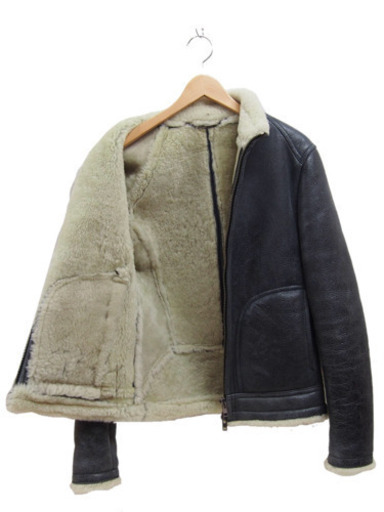 定)12万 BEAMS別注 Quattrocchi 羊革 ムートンジャケット