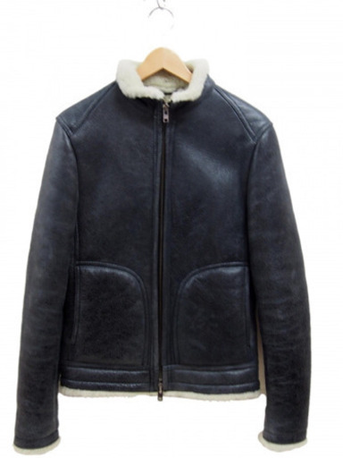 定)12万 BEAMS別注 Quattrocchi 羊革 ムートンジャケット