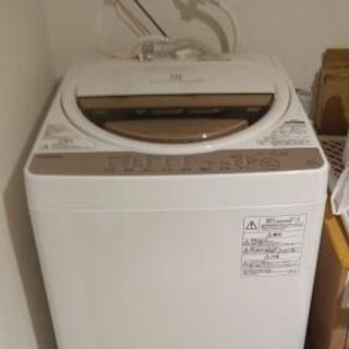 2017年製 TOSHIBA 6.0KG 洗濯機     日曜日引き取れるなら1~2000円オフ