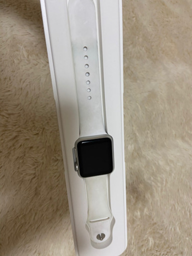 3月まで！Apple Watch シリーズ1 ホワイト　スポーツバンド　