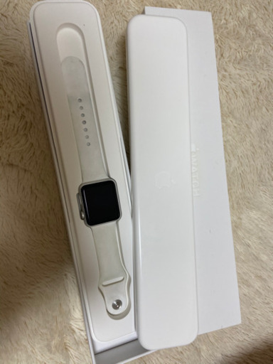 3月まで！Apple Watch シリーズ1 ホワイト　スポーツバンド　