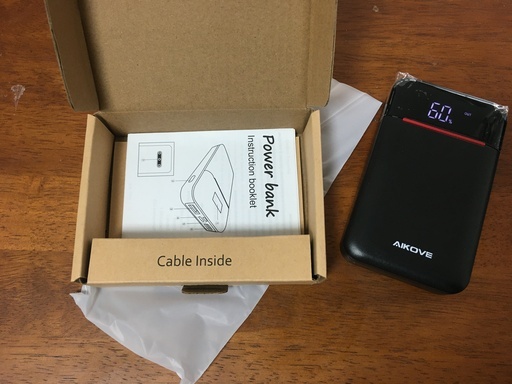 新品未使用　モバイルバッテリーとブルートゥースイヤホン
