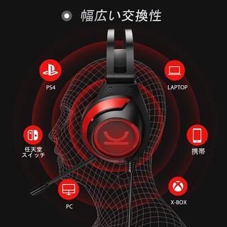 【新品未開封未使用】ゲーミングヘッドホン7.1chサラウンド 50MMドライバーの画像