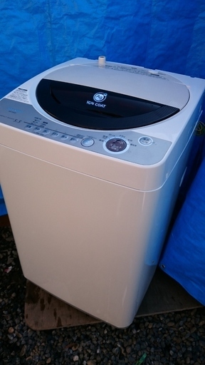 シャープ(SHARP) 全自動洗濯機 ES-FG55F　5.5kg 2007年製