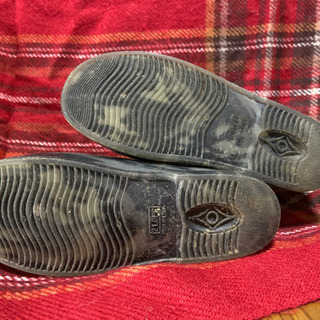 【男児 長靴  21㎝  アーミー(黒×グレー)  ３００円】の画像