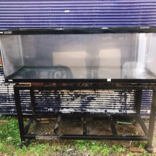 180×60×60 アクリル水槽 鉄 台付