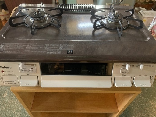パロマ　ガスレンジ　都市ガス　中古　2016年製