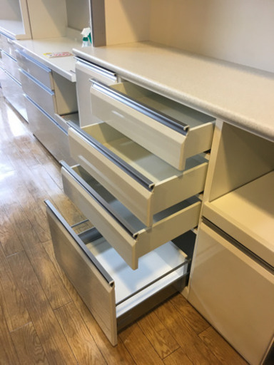 2/4 値下げ! 美品 ニトリ アーバンstyle 2面レンジボード ハイカウンター プラウド140