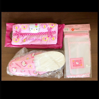 キティちゃん グッズセット ティッシュボックス スリッパ トラベ...