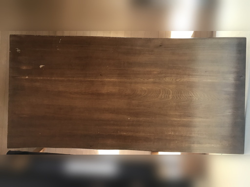 ６人掛け中古ダイニングセット(テーブル、ベンチ２脚) DIY