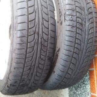 スズキ純正アルミホイールタイヤセットの画像