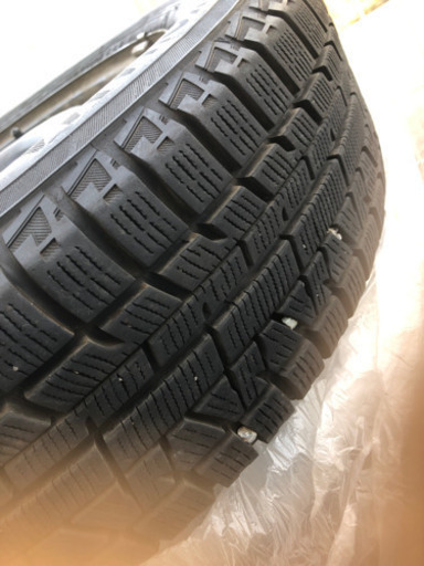 パッソ　軽自動車　等　スタッドレスタイヤ　スチールホイール四本セット　