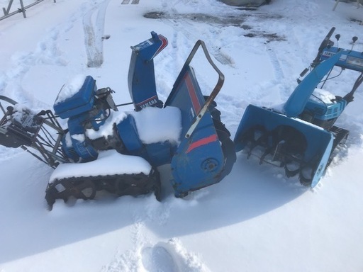 除雪機 ヤマハ ２台 リッキー ＭＦ２６０  ジャンク 部品取り