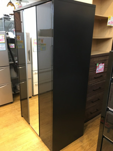 3/10 値下げ! シギヤマ家具 アーバンstyle ブリック 100WD ワードローブ 3面クローゼット 大川