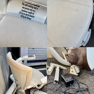 ThyssenKrupp/ティッセンクルップ Flow2 階段昇降機 室内×曲線型 フローリフト 2016年製 特注製造の曲線レール付 介護用品 練馬区より 配送相談可★の画像