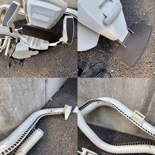 ThyssenKrupp/ティッセンクルップ Flow2 階段昇降機 室内×曲線型 フローリフト 2016年製 特注製造の曲線レール付 介護用品 練馬区より 配送相談可★の画像