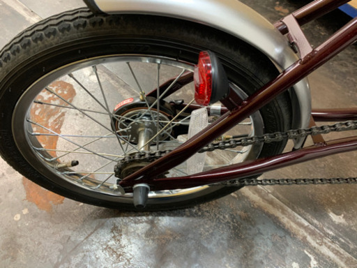 ほぼ新品★折畳自転車★防犯登録料込