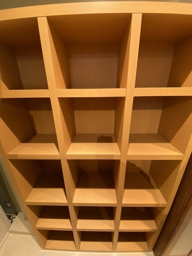 フナモコ 本棚 シェルフ ナチュラル 中古品