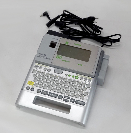 キングジム ラベルライター TEPRA PRO テプラ プロ SR750 電源コード付/印字OK/テープ 名前シール/事務用品　札幌 豊平区 アウトレットモノハウス平岸店