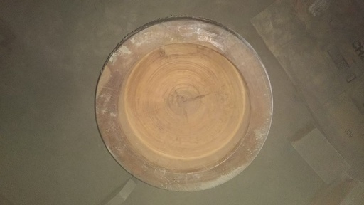 臼（けやきの木）正月前つきたてのお餅、孫の笑顔最高ですよ