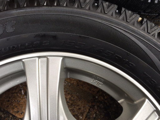 売れてしまいました。軽自動車 13インチアルミホイールです。