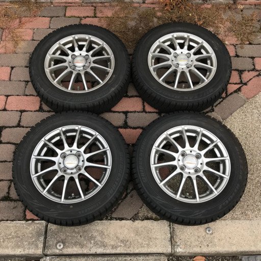 14インチ　スタッドレスタイヤ　ホイール　タイヤラック　セット