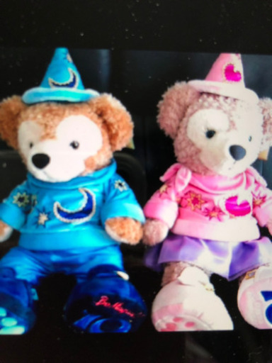 ディズニーシー限定ダッフィー　シェリーメイmサイズぬいぐるみタグ付き