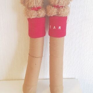 可愛いくまの🐻ブーツキーパー（ロングブーツ用）の画像