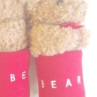可愛いくまの🐻ブーツキーパー（ロングブーツ用）の画像