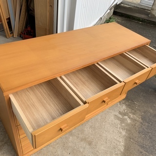 高級！ 桐箪笥 定価20万円以上！ 府中家具 天然木 幅142×奥行