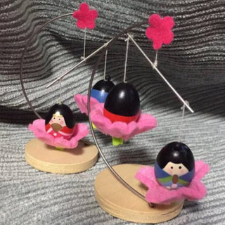 ぷらぷら可愛い お雛様セット