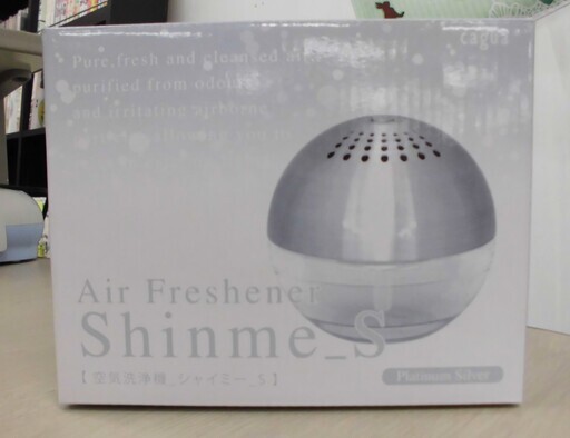 新品 cagua 空気清浄機 Shinme-S アロマ付き空気清浄機 幅:135㎜×奥行:140㎜×高さ140㎜ 苫小牧西店