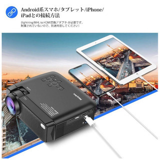 【新品未使用】プロジェクターの画像