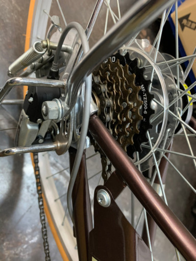 超美品★6段変速付き自転車★防犯登録料込
