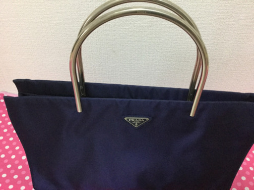 PRADA プラダ トートバッグ ハンドバッグ　メタルハンドル
