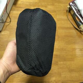 携帯ウインドブレーカー  XLサイズ 黒