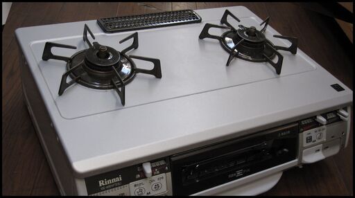 新生活！9900円 リンナイ 都市ガス ガスコンロ 水無両面焼き 2010年製