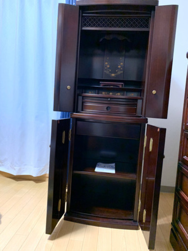 【値下げしました】モダン仏壇　紫檀　セレモアつくば高級国産品