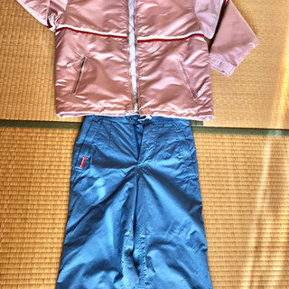 スキー、スノボーウェア　水色&ピンク
