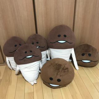 なめこ6体