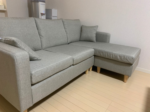 使用期間短い　美品　カウチソファ〈取引中〉