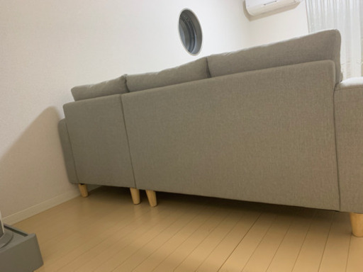 使用期間短い　美品　カウチソファ〈取引中〉