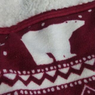 ベルーナのもこもこあったか素材のすっぽり毛布の画像